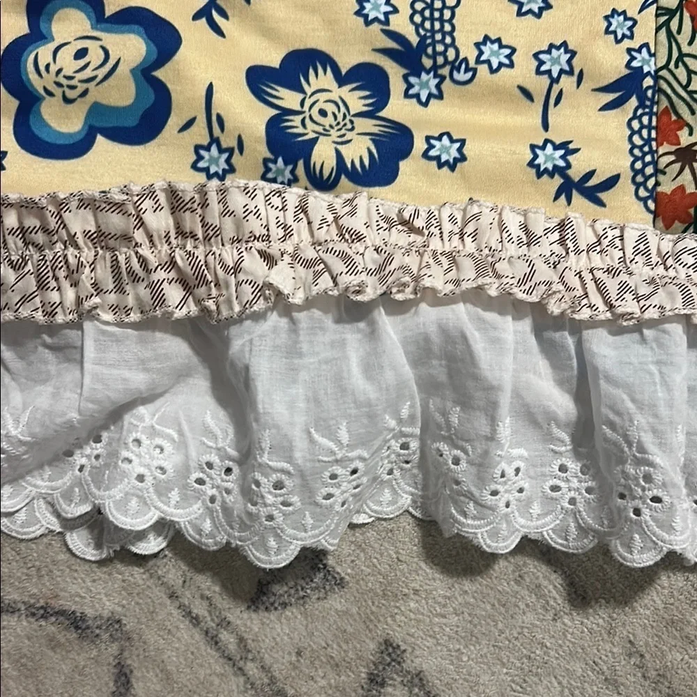 Floral Patchwork Kids Dress